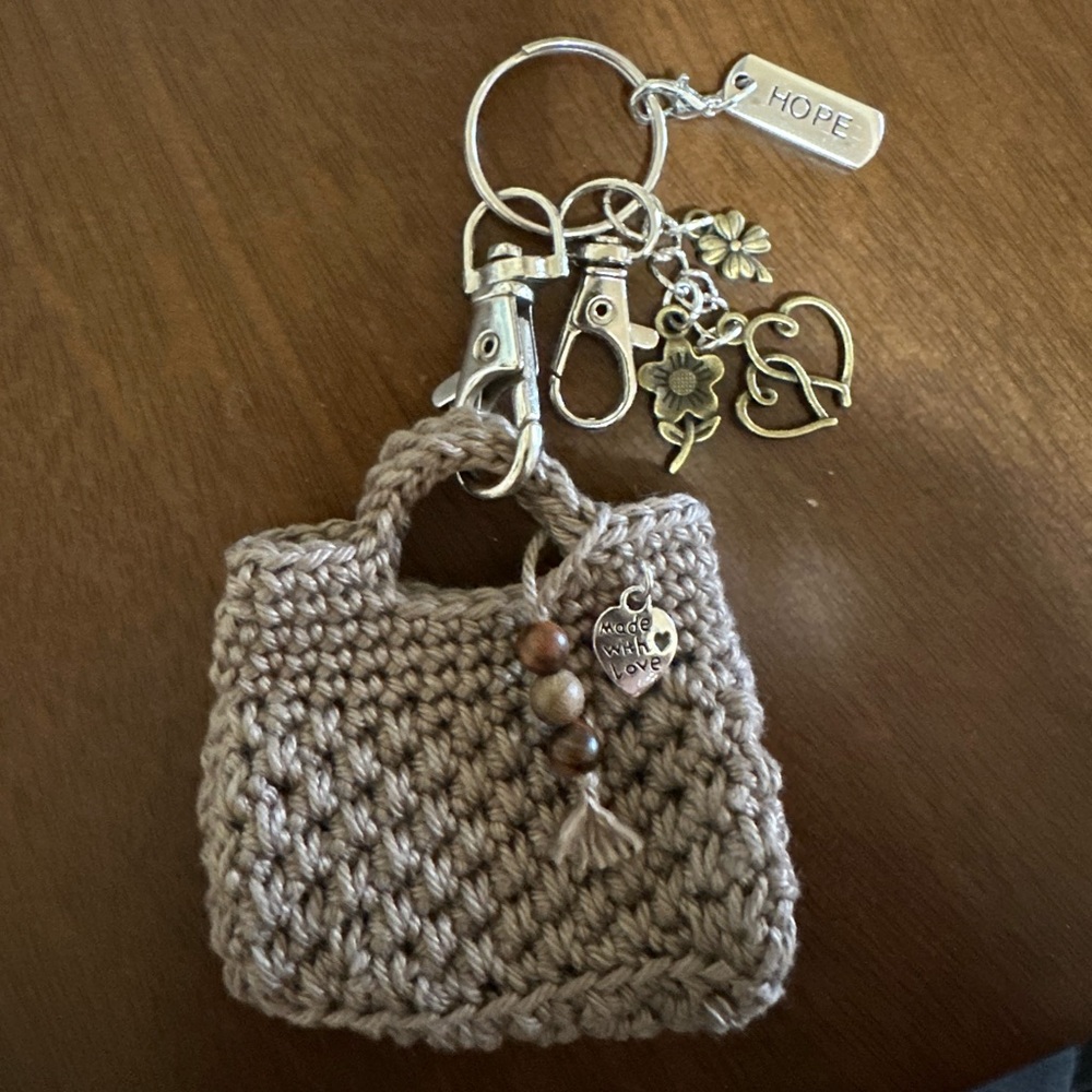 Crochet Keychain or Bag Charm..